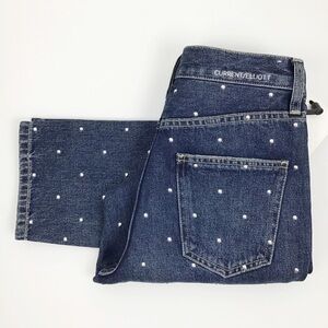 NWT Current / Elliott Vintage Crop Slim Studded Jean | 24